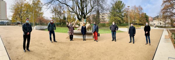 Starosta Prahy 3 otevřel revitalizovaný park U Kněžské louky - foto 1